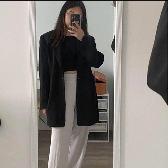 Black Oversized Blazer Xs-M - Picture 1 of 3